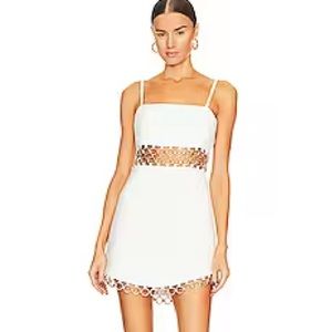 Alexis Gaudy White Dress